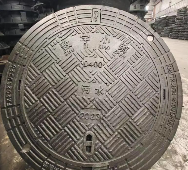 吴堡球墨铸铁防沉降井盖展示